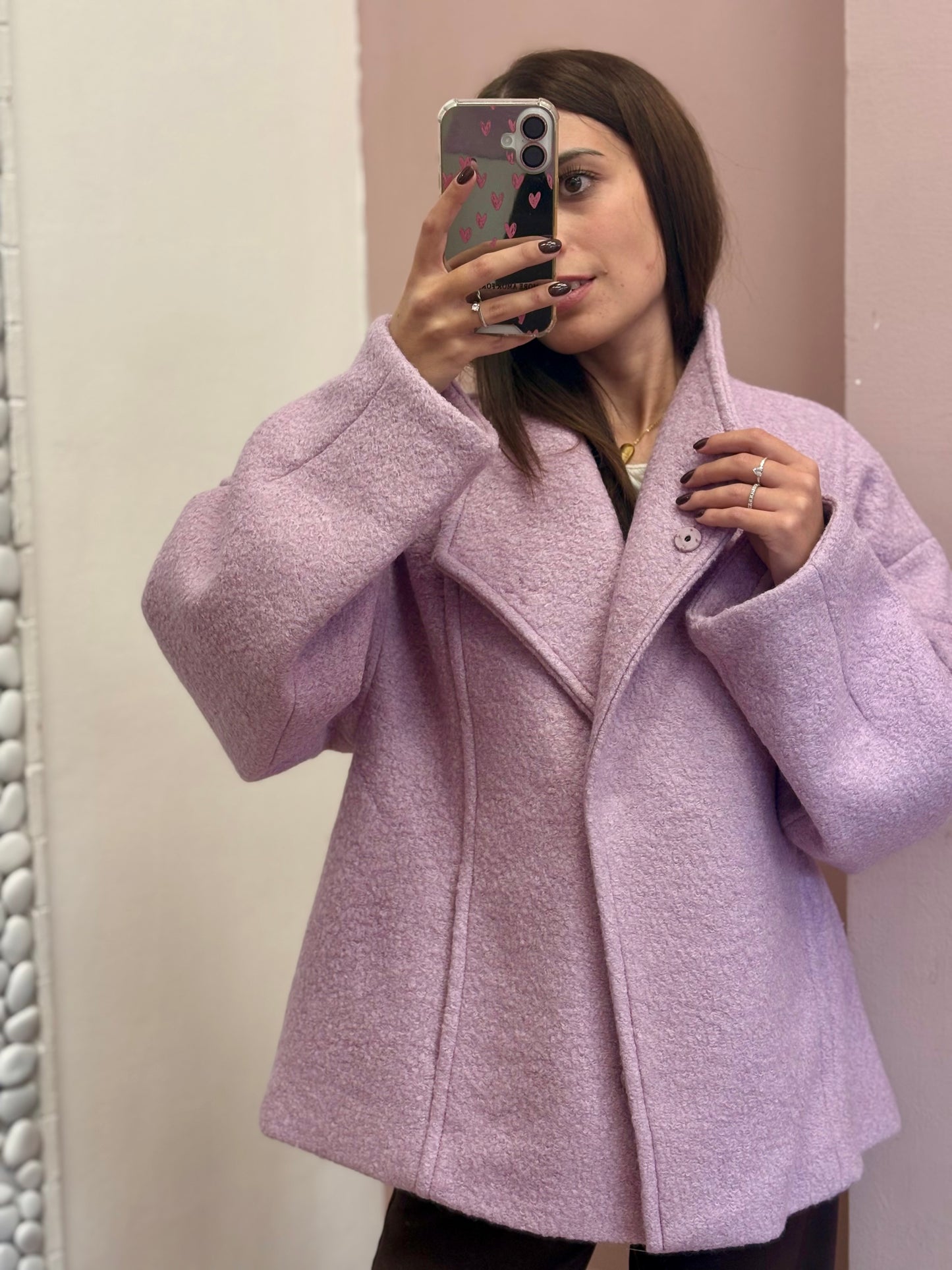 CABAN DOPPIOPETTO ROSA