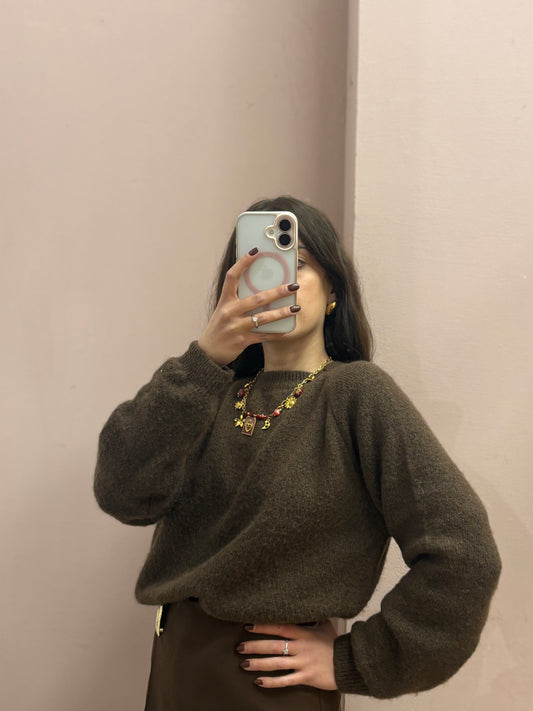 MAGLIONE MARRONE KELLY