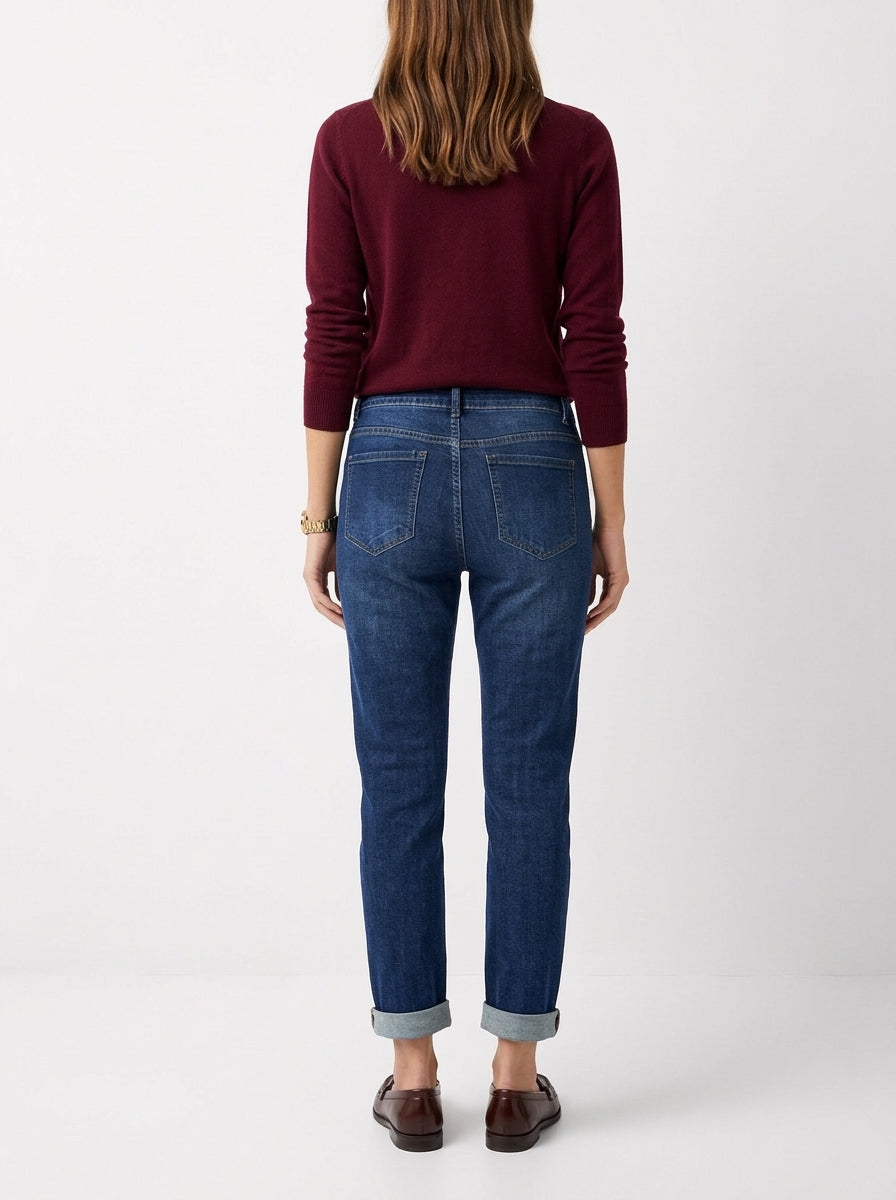 JEANS COMFY BLU