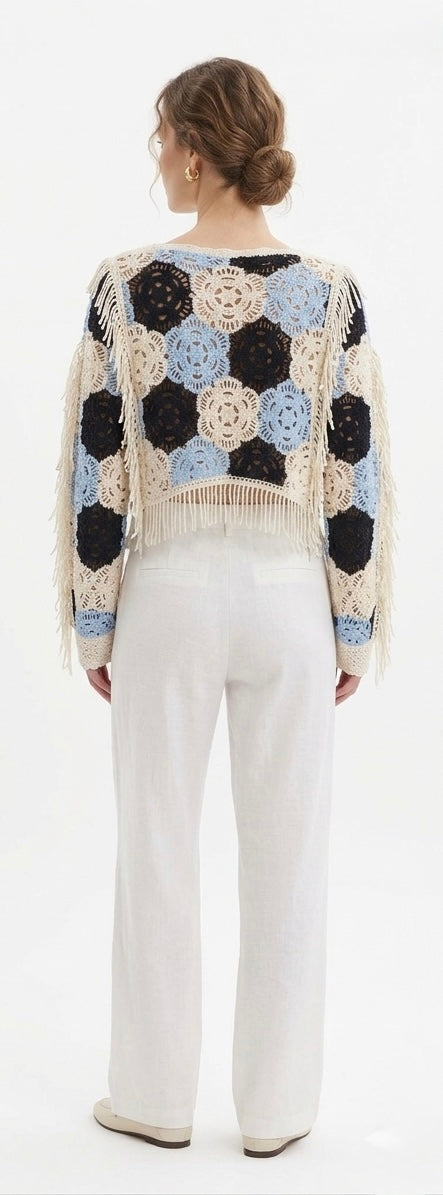 TOP MAGLIA CROCHET