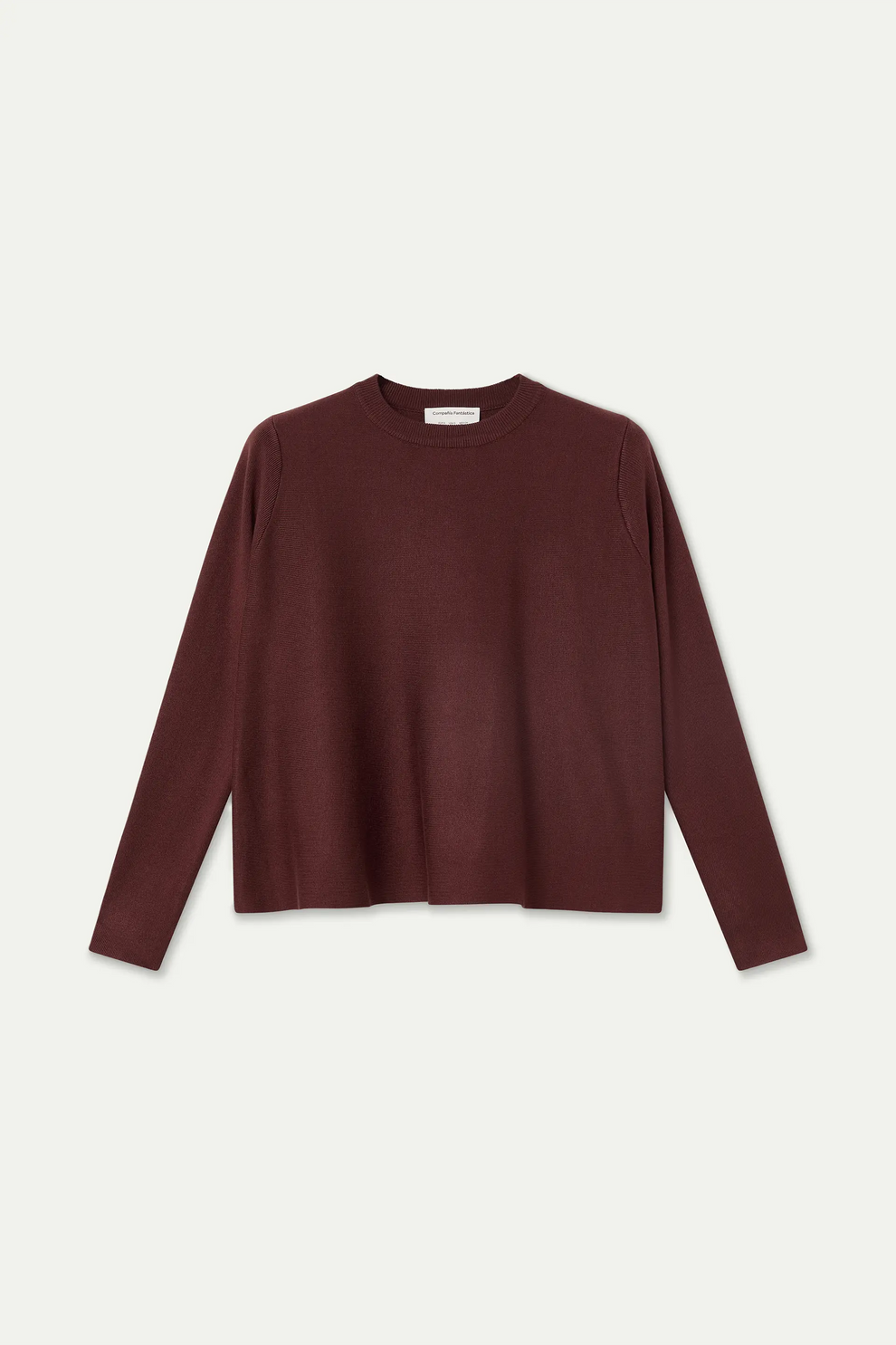 MAGLIA TRAPEZIO MARRONE