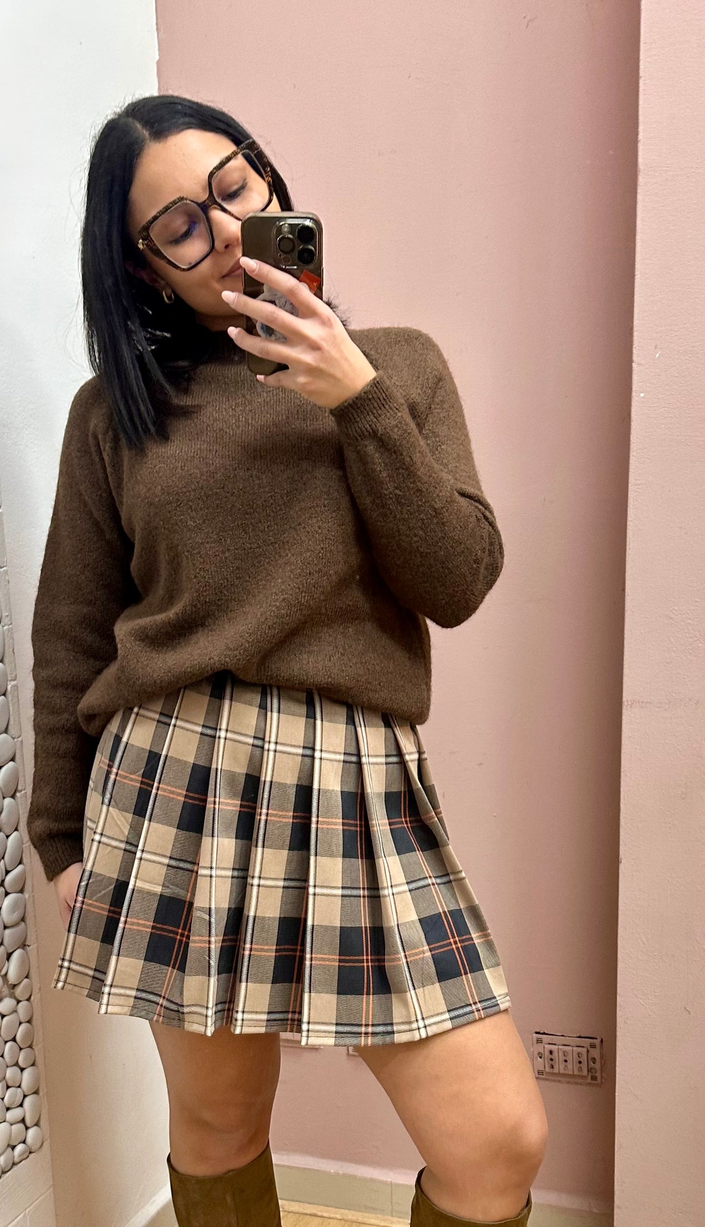 MINI GONNA A SCACCHI