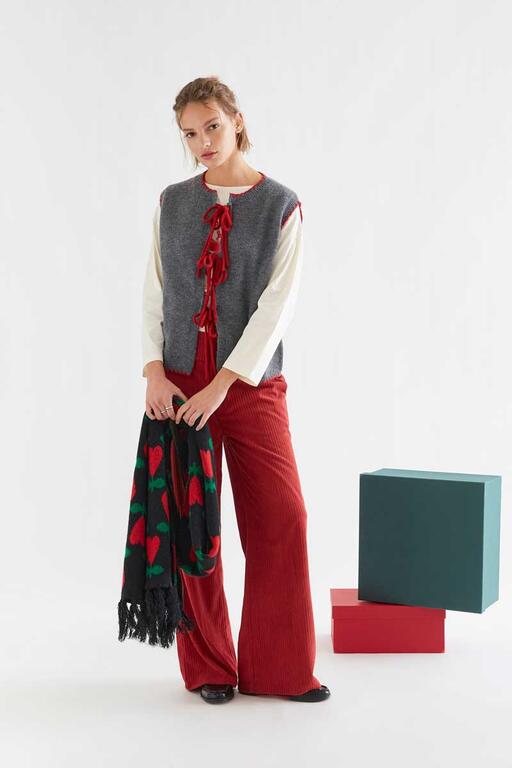 GILET FIOCCHI ROSSI COMPANIA FANTASTICA