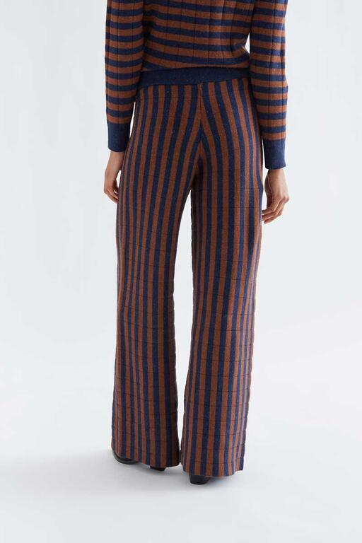 PANTALONE A RIGHE BLU E MARRONE COMPANIA FANTASTICA