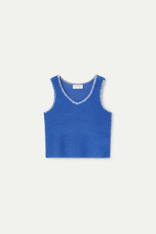TOP CROCHET AZZURRO