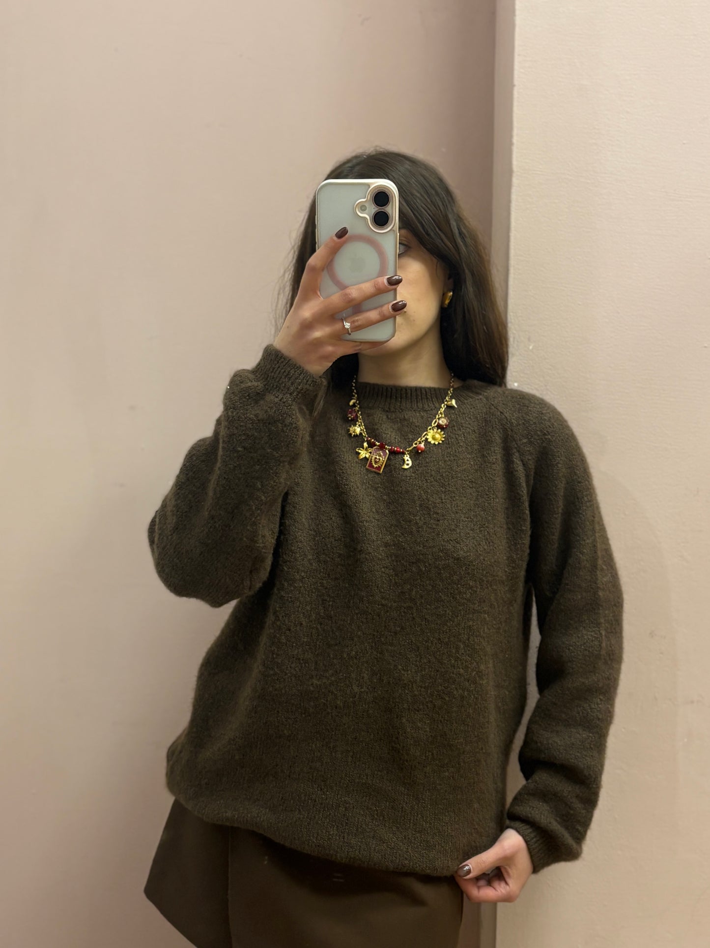 MAGLIONE MARRONE KELLY