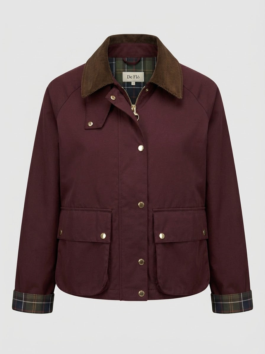 GIACCA GALWAY BURGUNDY