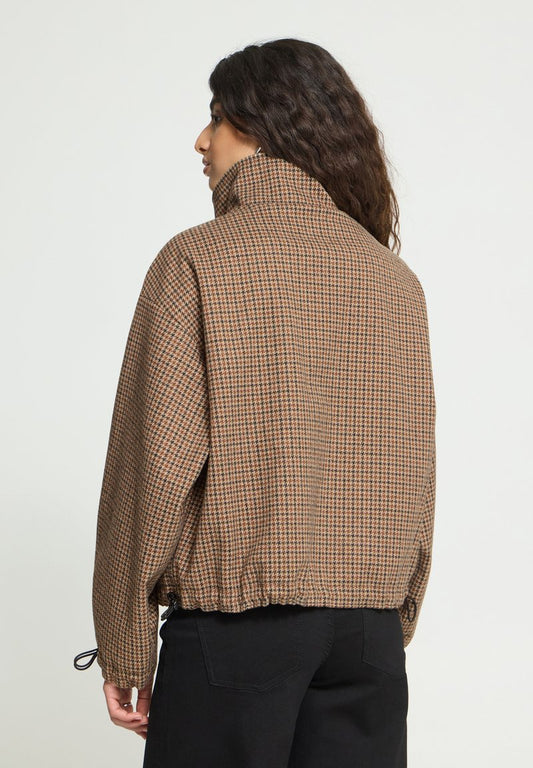 GIACCA BROWN CHECK ICHI