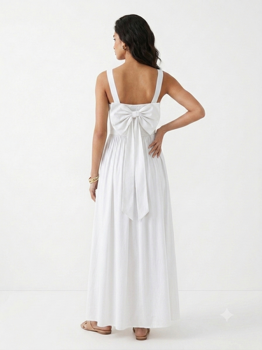 ABITO BIANCO DAISY CON FIOCCO