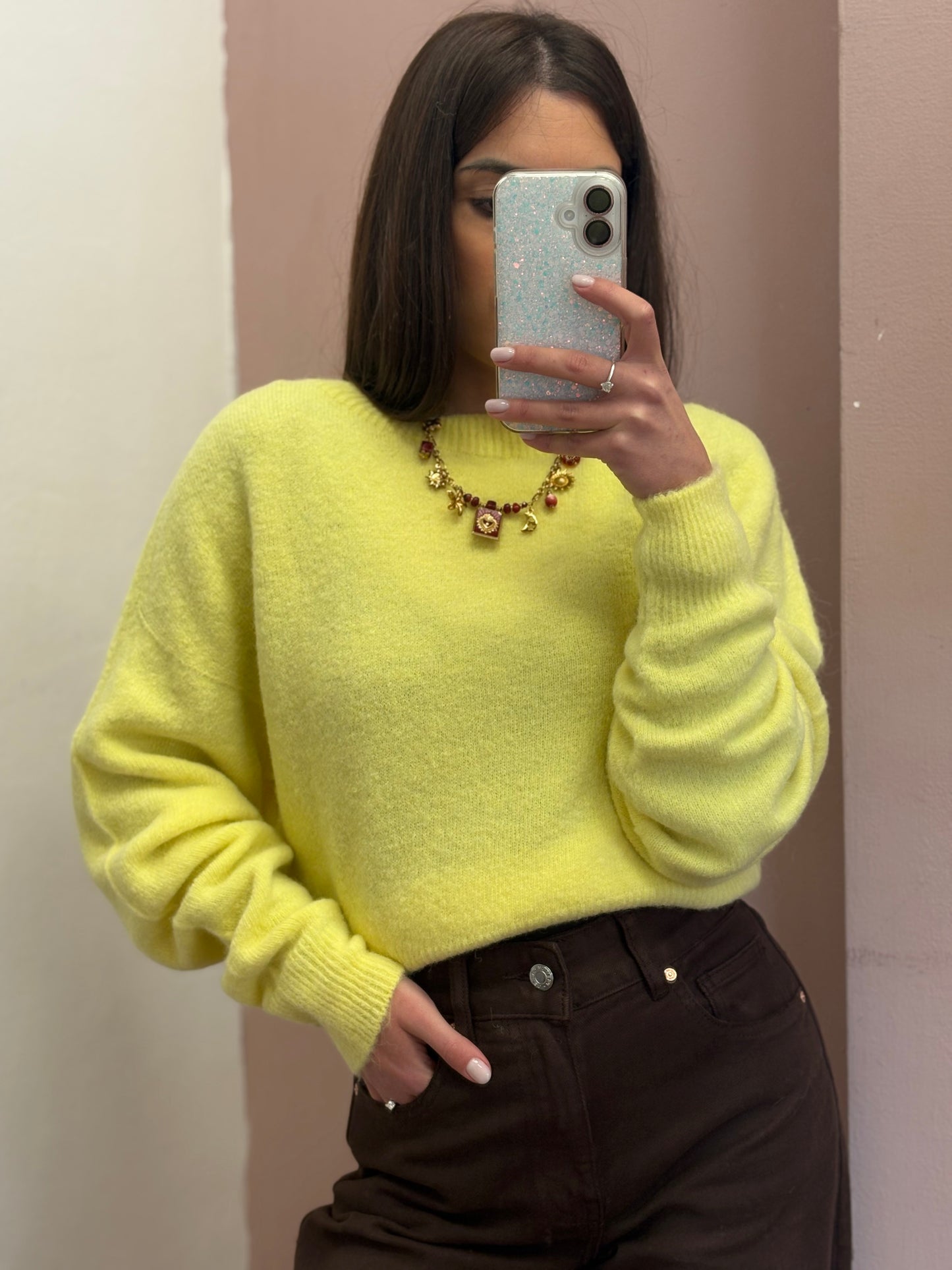 PULL GIALLO LUMINA