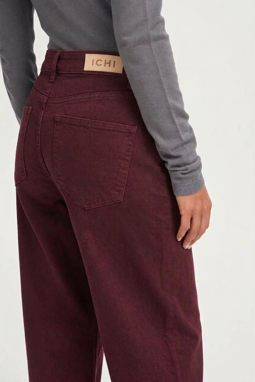 JEANS ZIGGY BURGUNDY