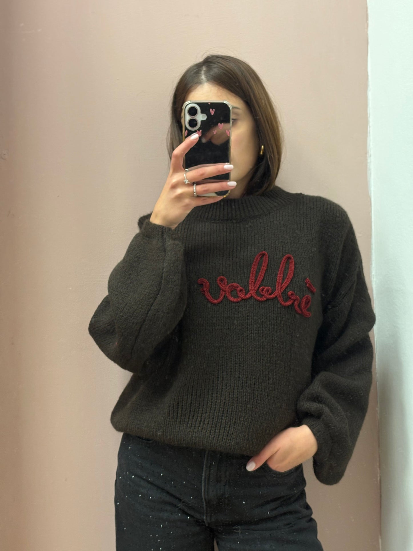 MAGLIONCINO NO VABBÈ MARRONE