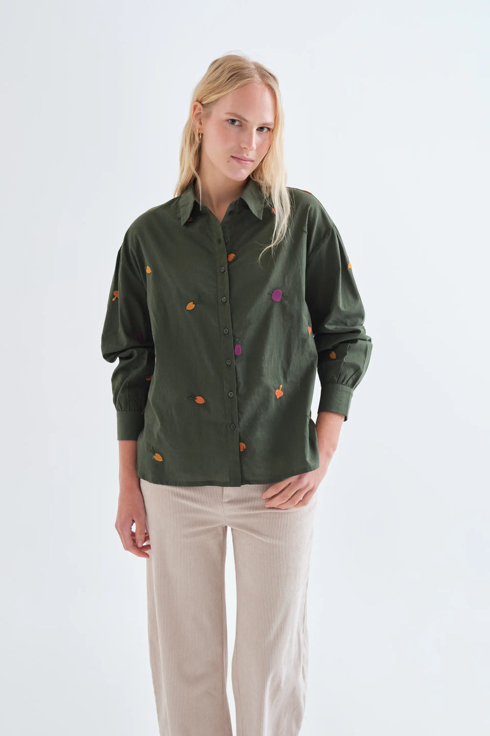 CAMICIA VERDE FUNGHÌ COMPANIA FANTASTICA