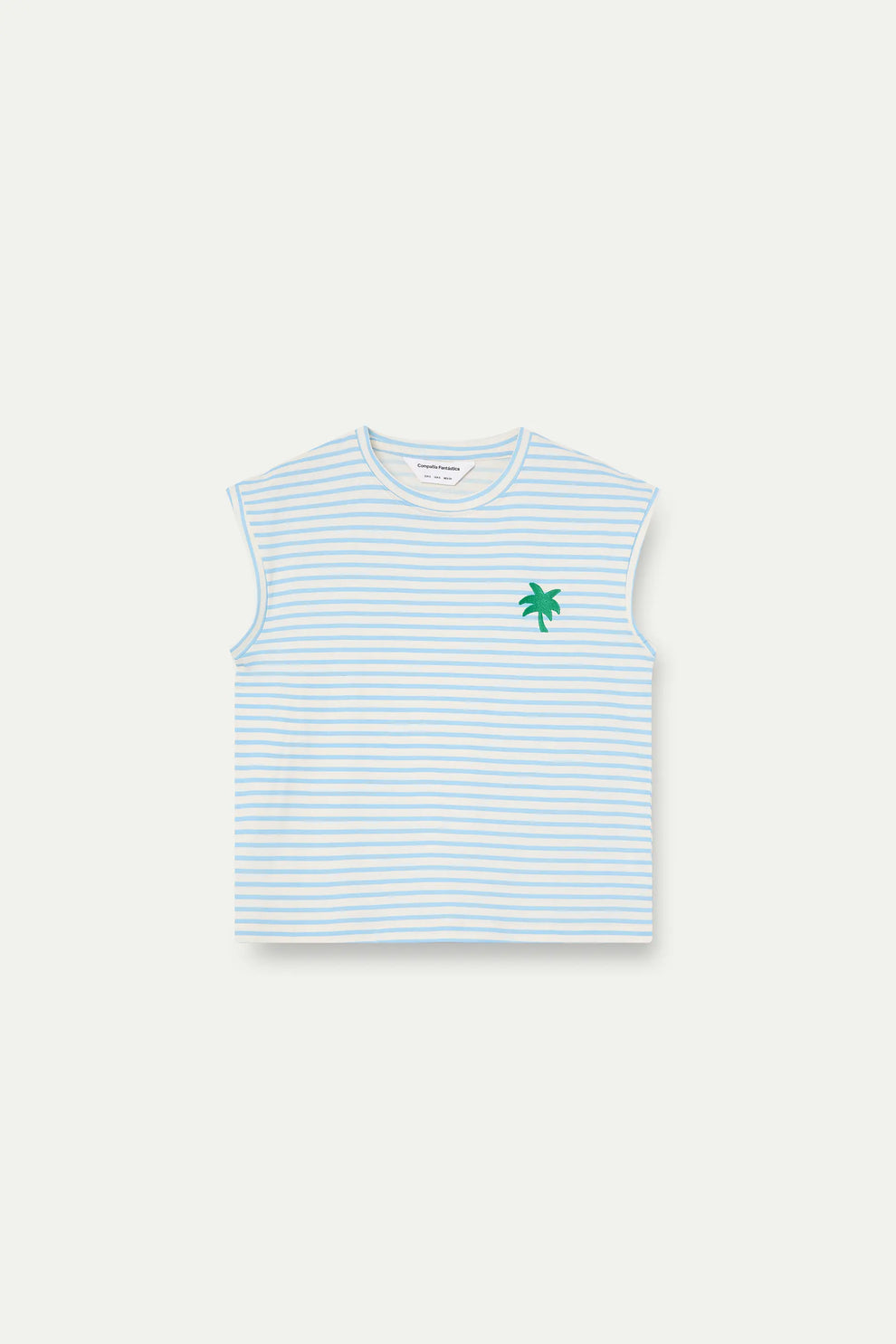 T-SHIRT PALMA A RIGHE