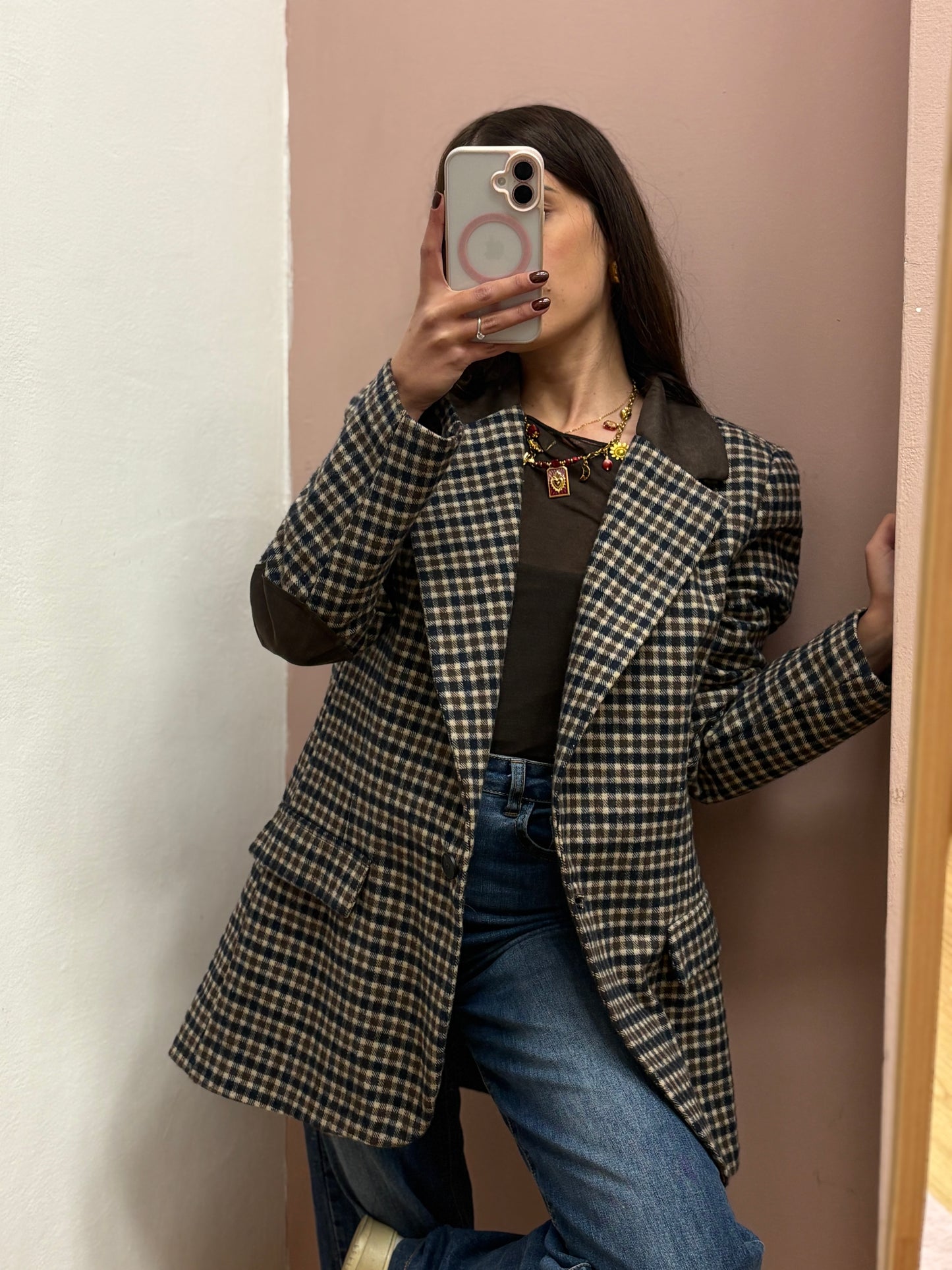 BLAZER SCACCO MARRONE