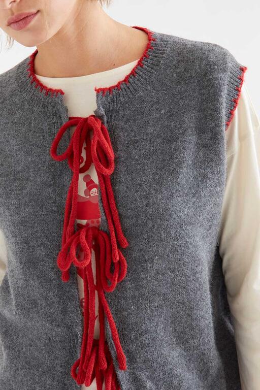 GILET FIOCCHI ROSSI COMPANIA FANTASTICA