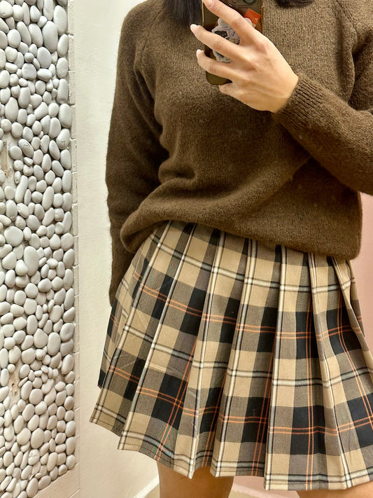 MINI GONNA A SCACCHI