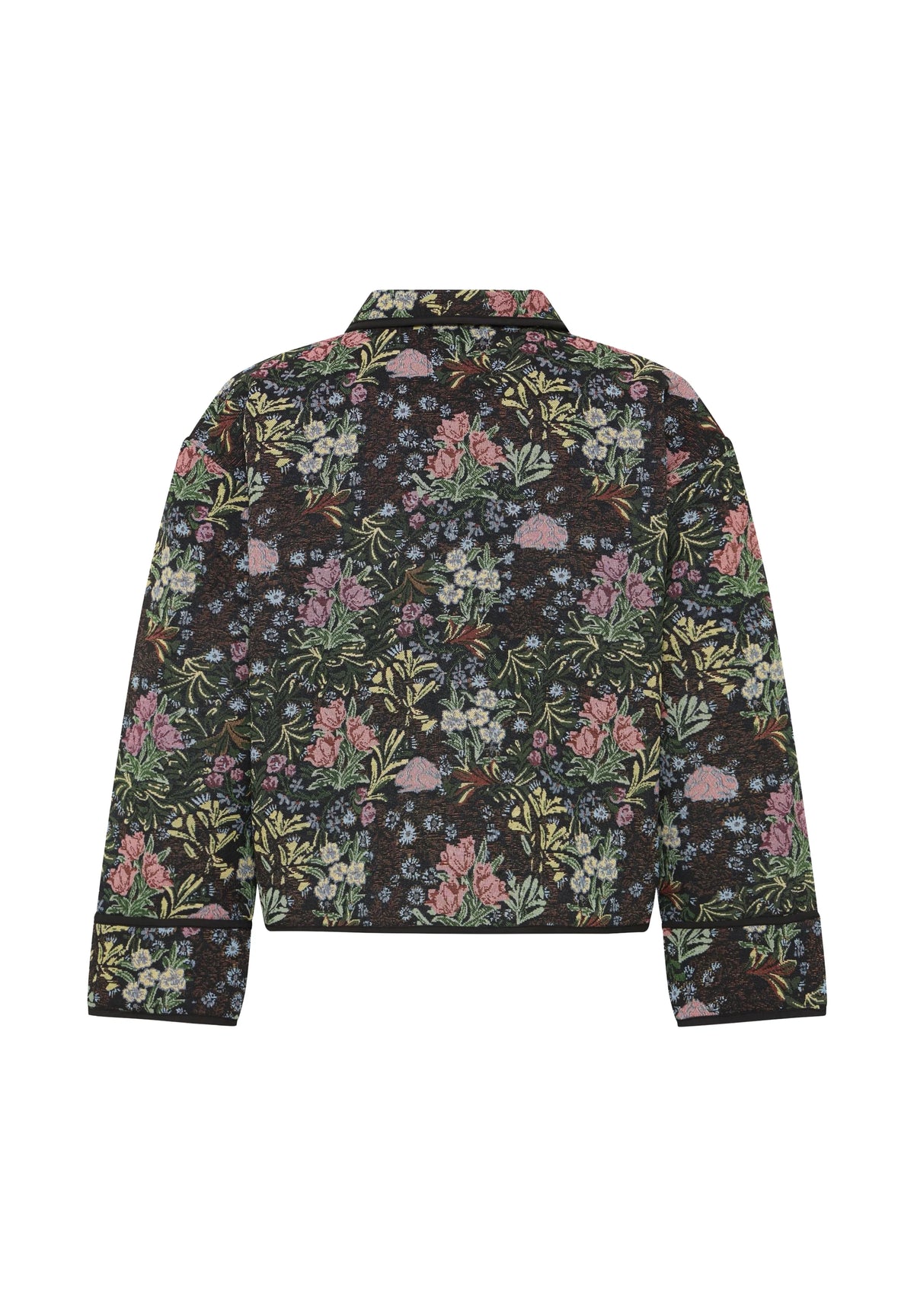GIUBBINO JACQUARD FLOWERS