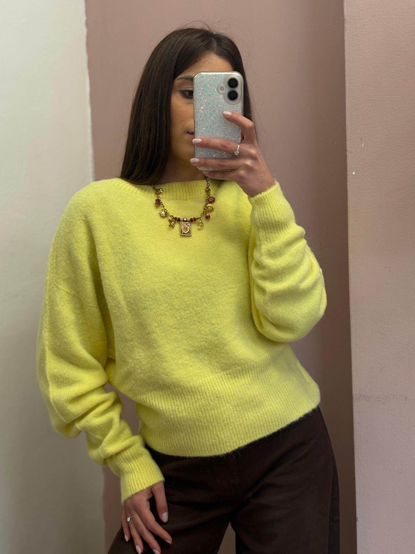 PULL GIALLO LUMINA