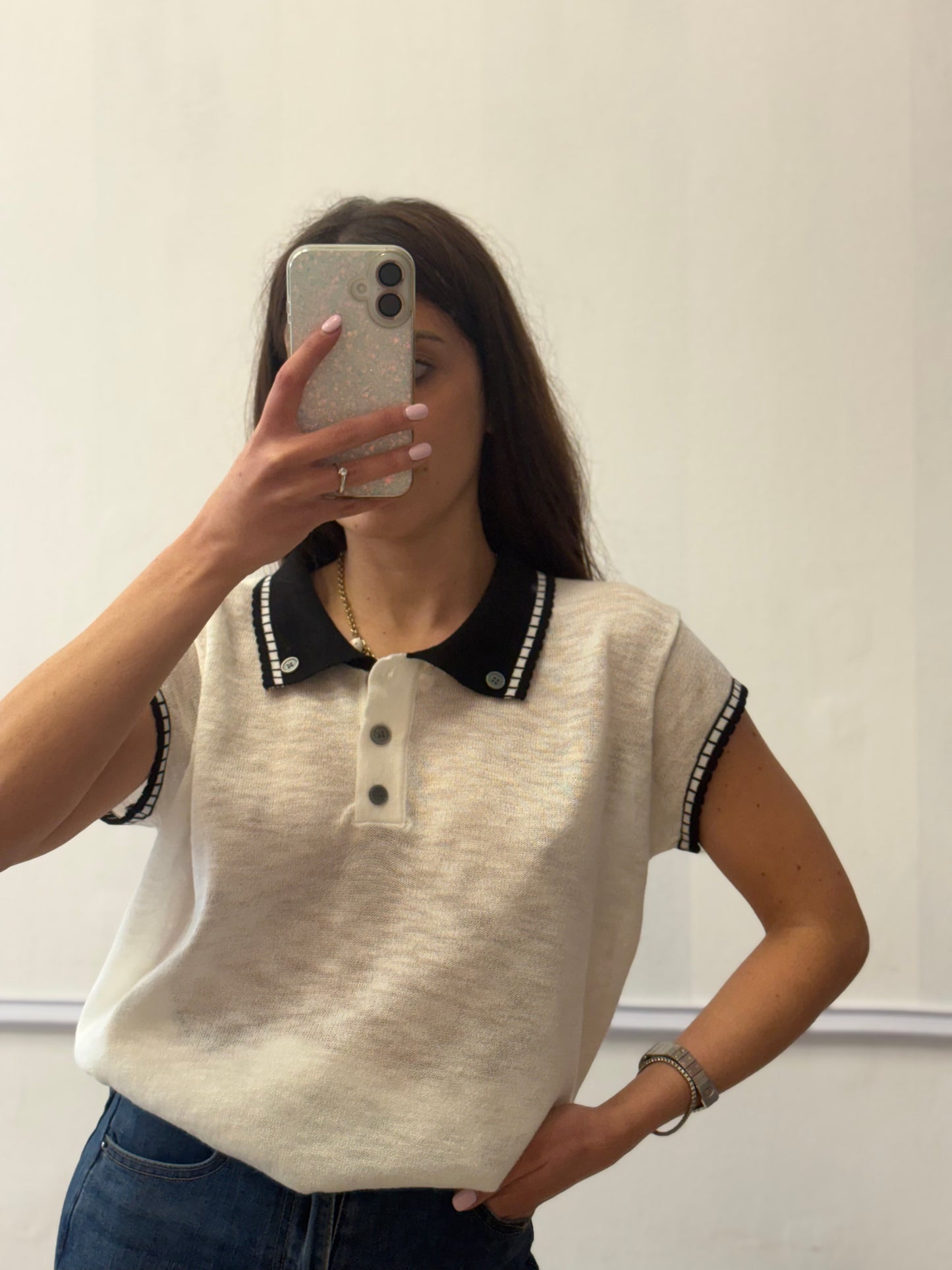 T-SHIRT POLO CON RICAMO