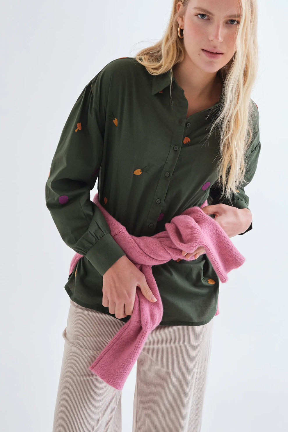 CAMICIA VERDE FUNGHÌ COMPANIA FANTASTICA