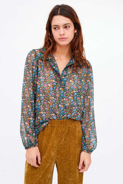 CAMICIA LADY FIORATA