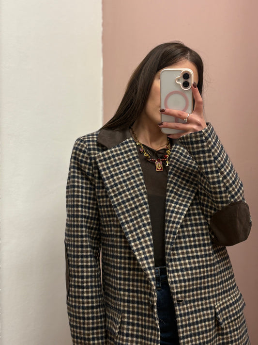 BLAZER SCACCO MARRONE
