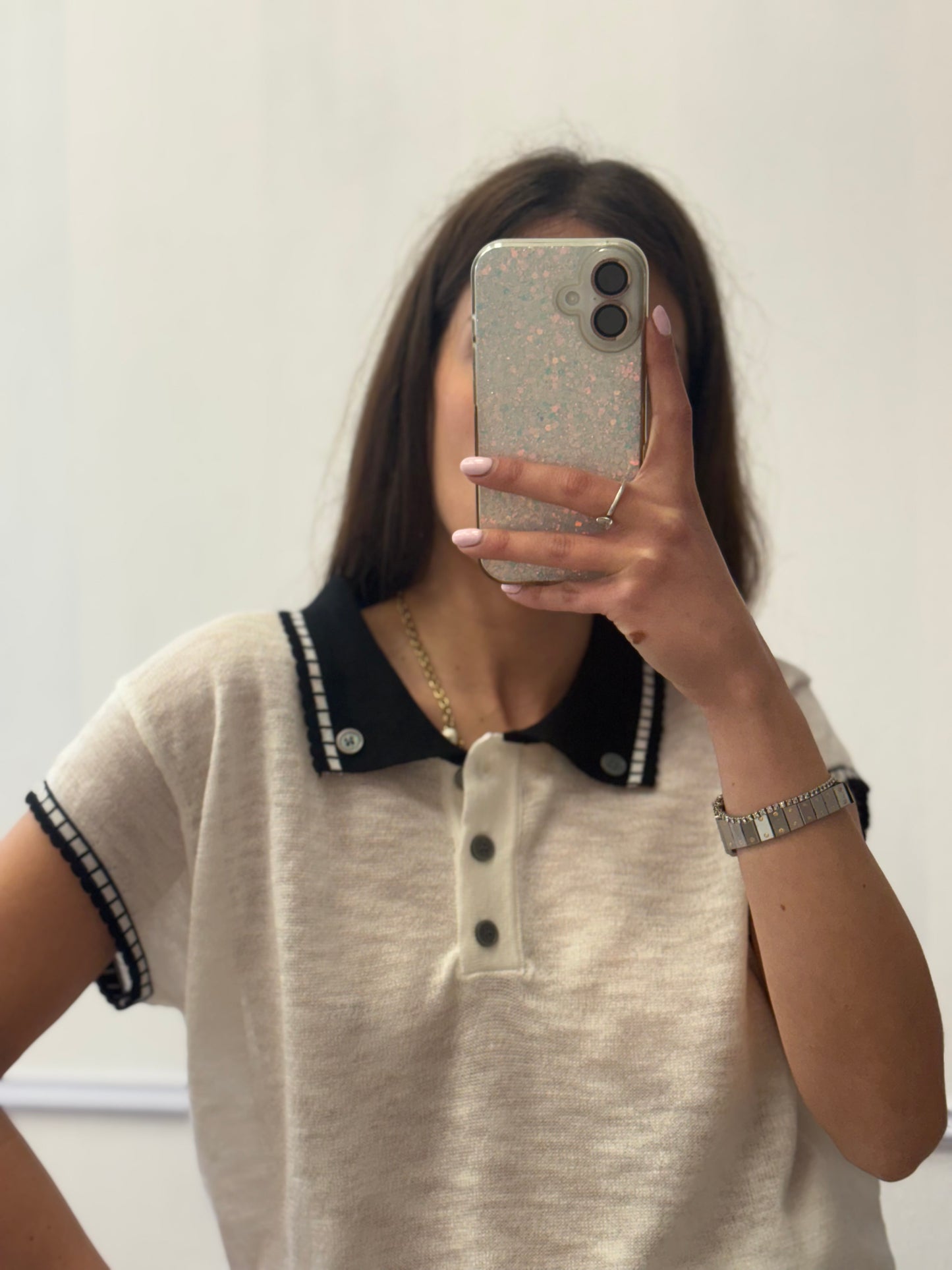 T-SHIRT POLO CON RICAMO