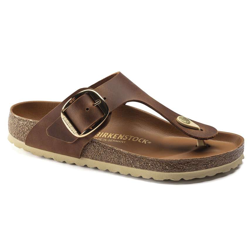 GIZEH BIG BUCKLE COGNAC