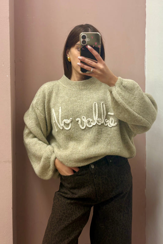 MAGLIONCINO TORTORA NO VABBE