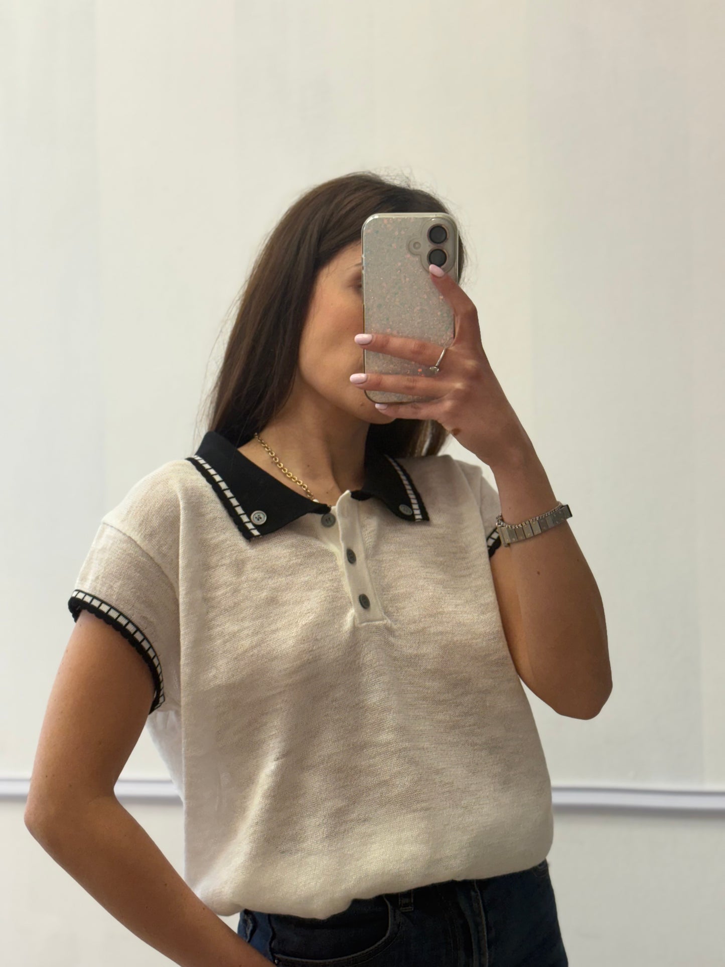 T-SHIRT POLO CON RICAMO