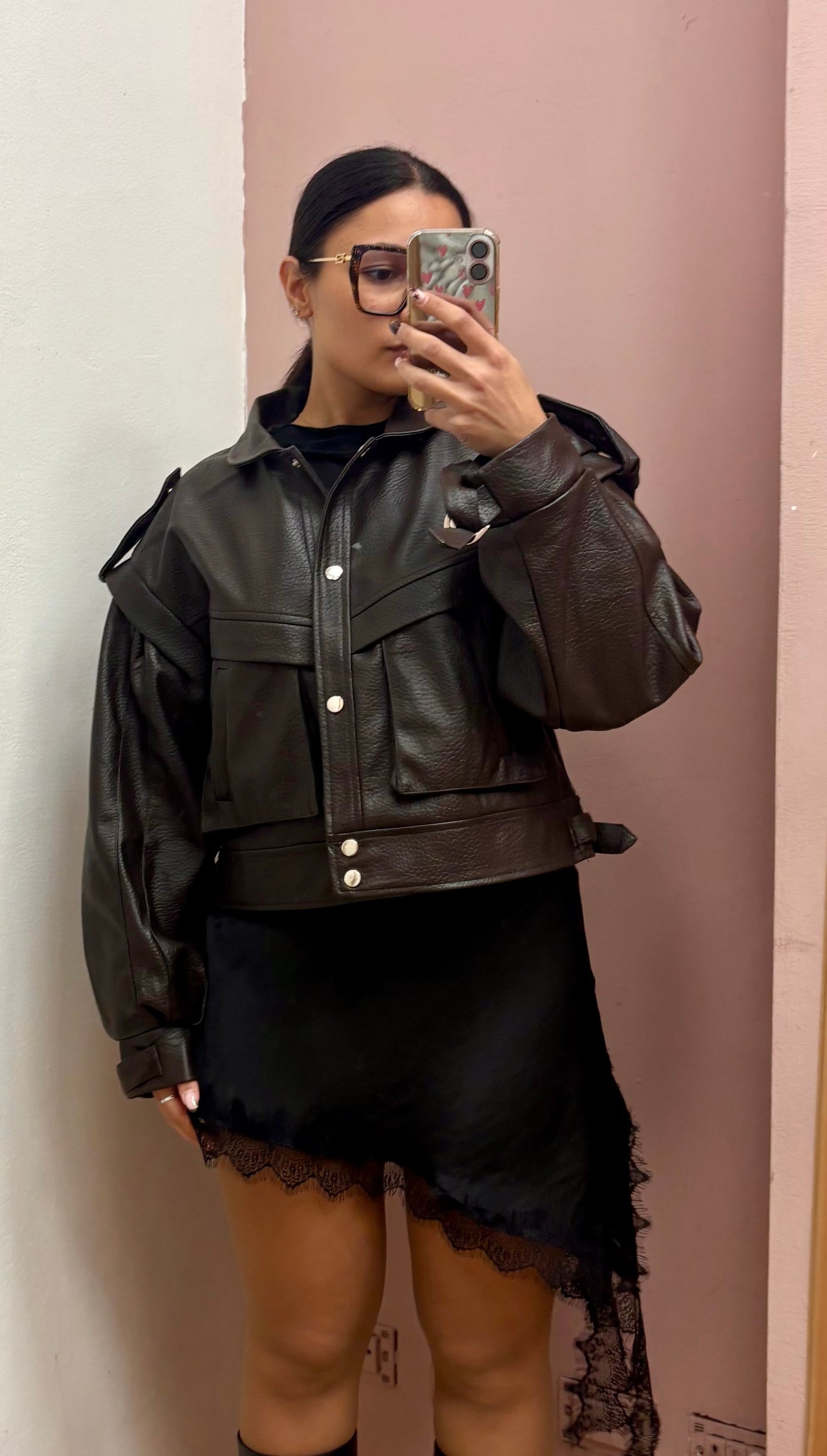 GIUBBINO ECOPELLE CIOCCOLATO