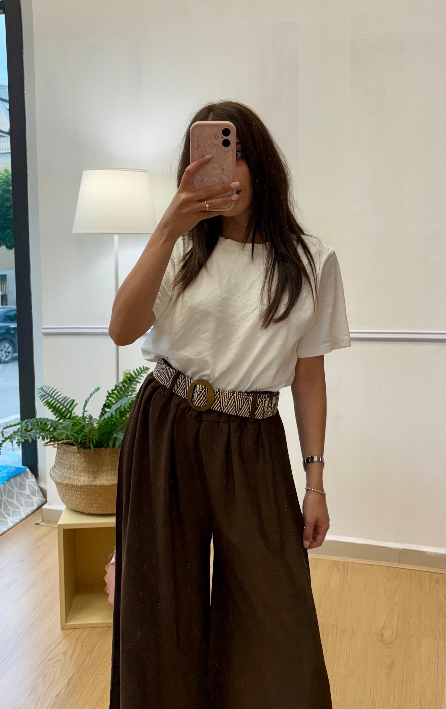 PANTALONE MARRONE ASIA