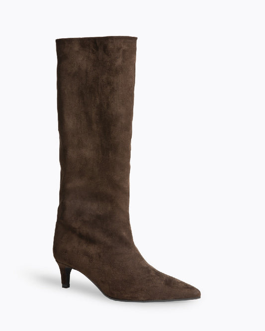 STIVALE CAMOSCIO CIOCCOLATO CORINA