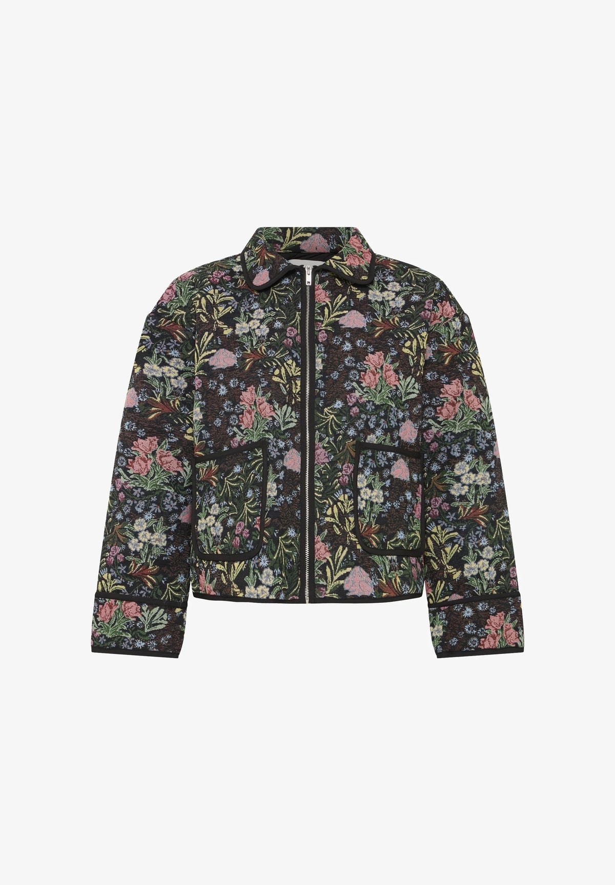 GIUBBINO JACQUARD FLOWERS