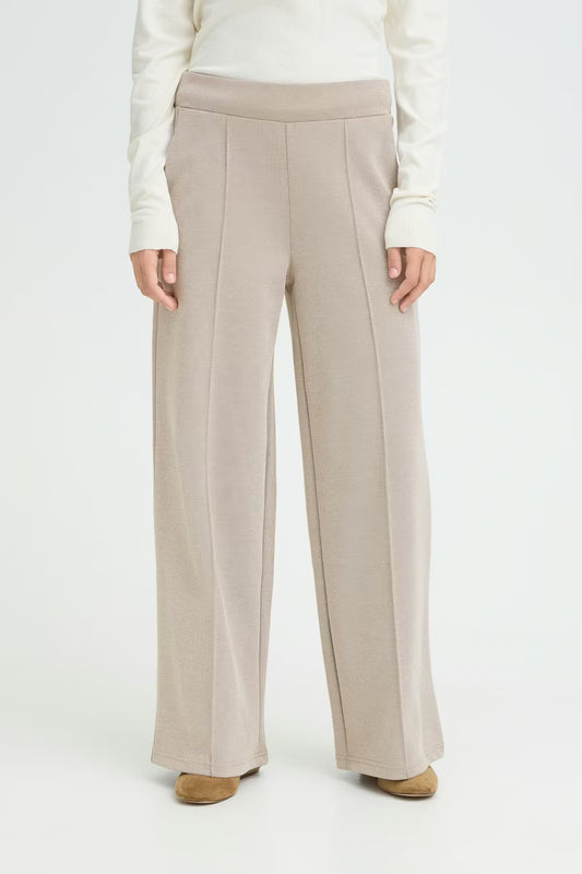 PANTALONE PIQUÈ ICHI PANNA