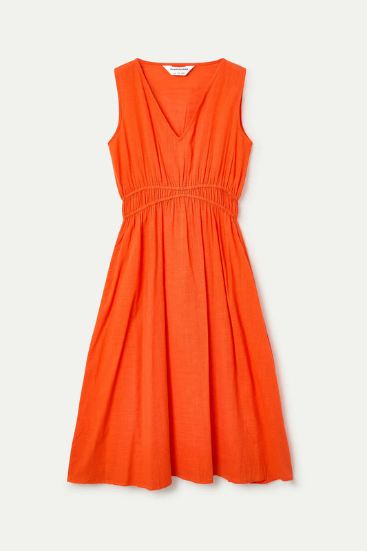 ABITO MIDI ARANCIONE COMPANIA FANTASTICA