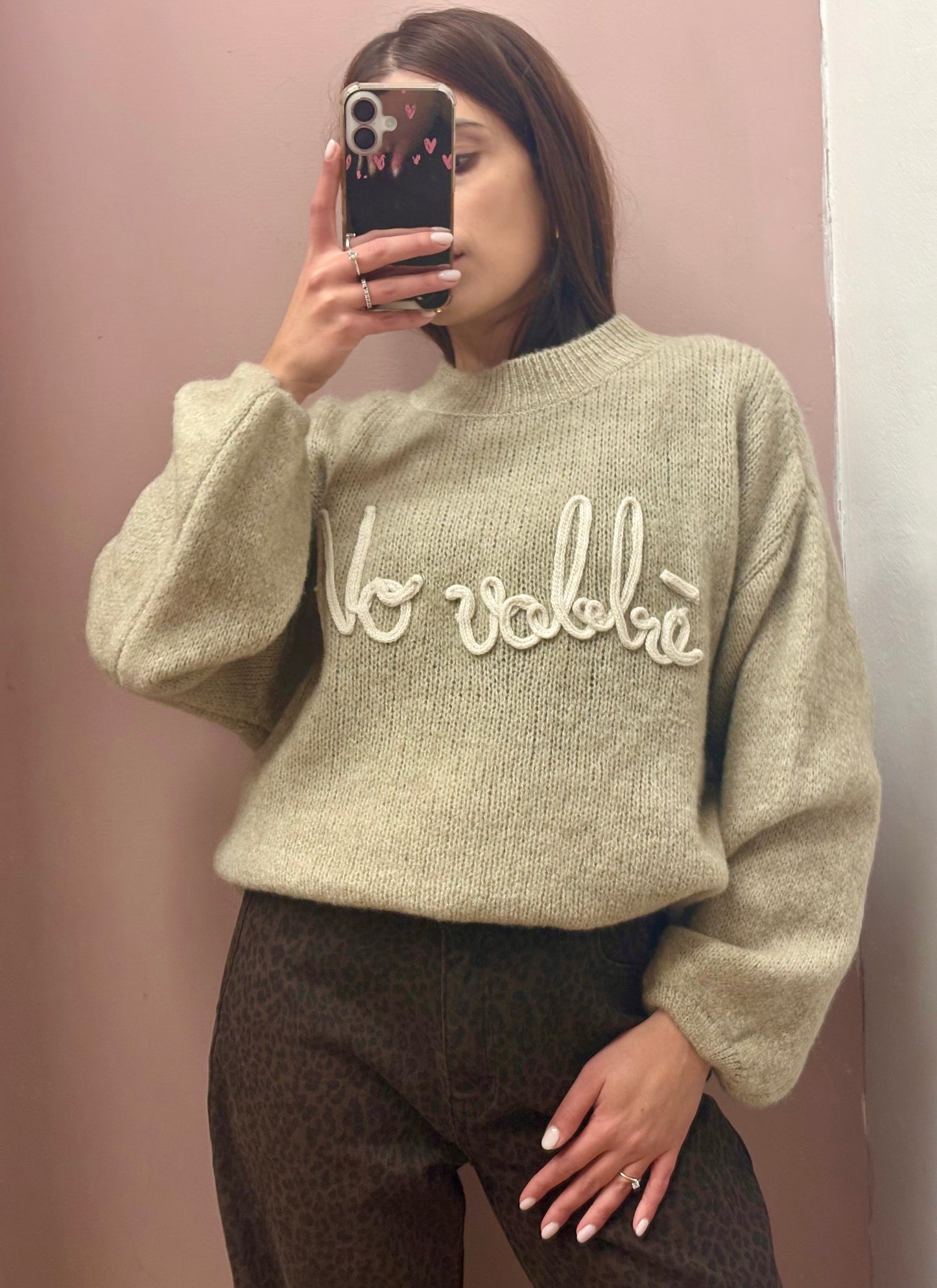 MAGLIONCINO TORTORA NO VABBE