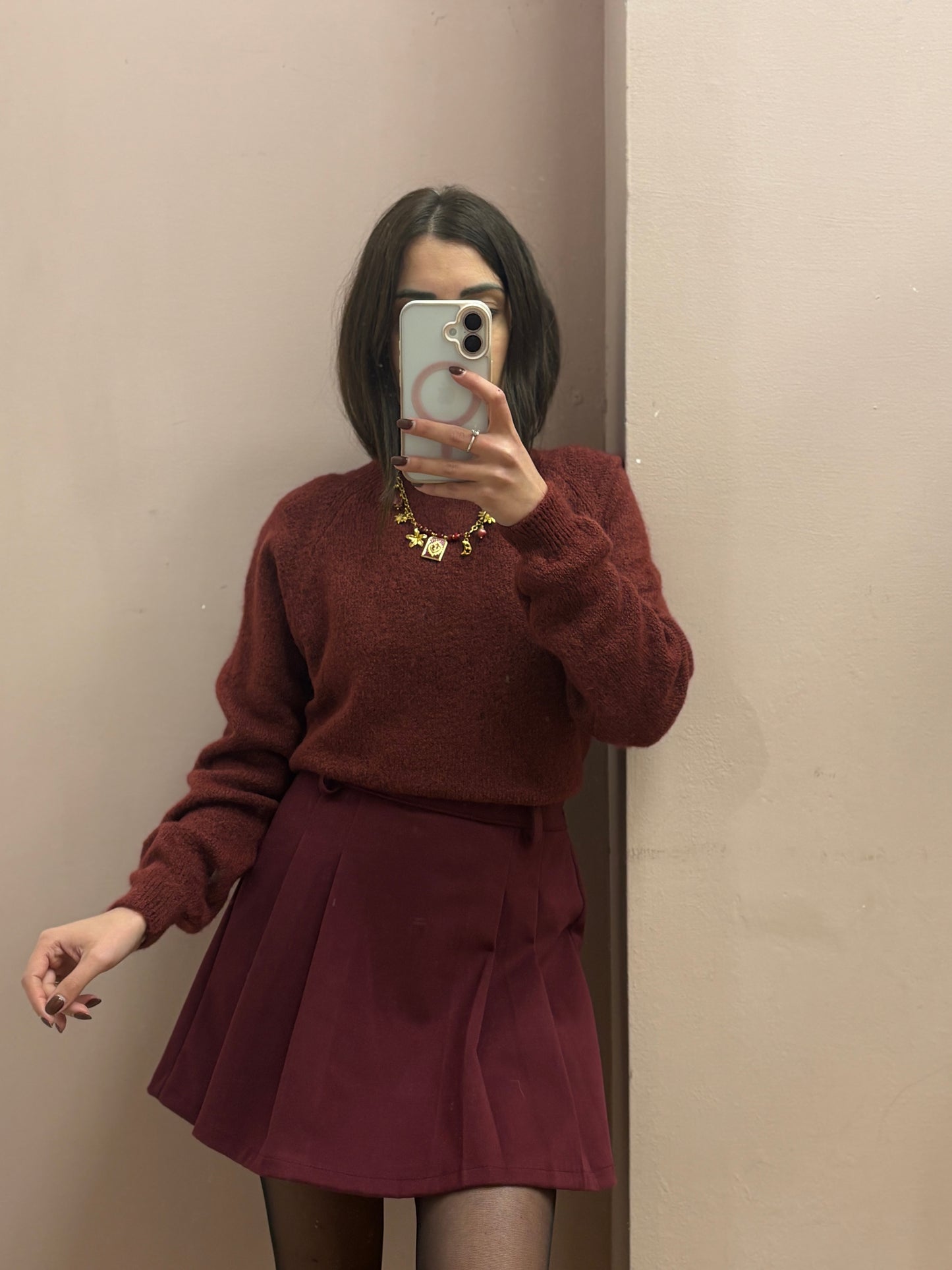 MAGLIONE BURGUNDY KELLY