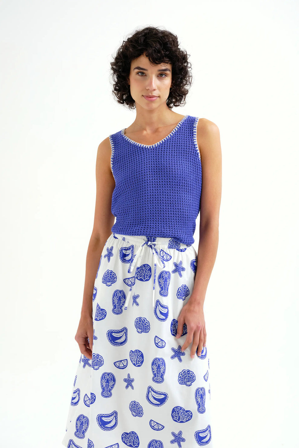 TOP CROCHET AZZURRO