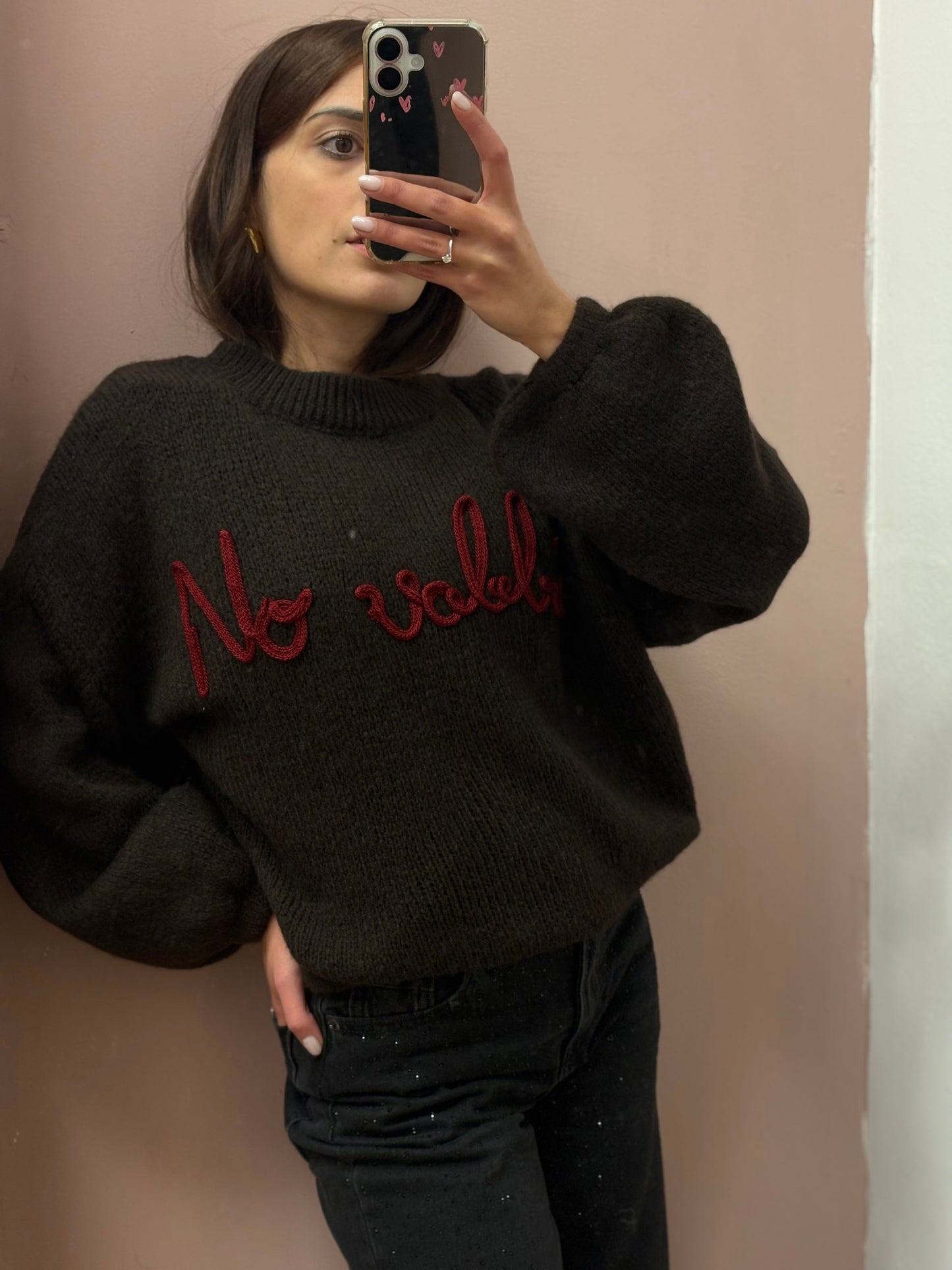 MAGLIONCINO NO VABBÈ MARRONE