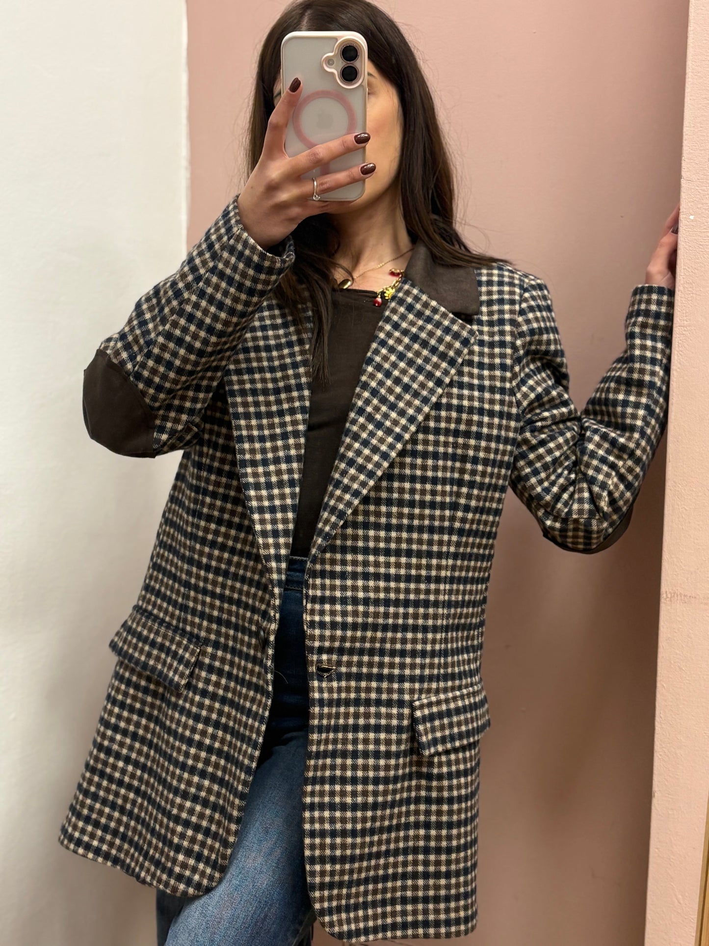 BLAZER SCACCO MARRONE