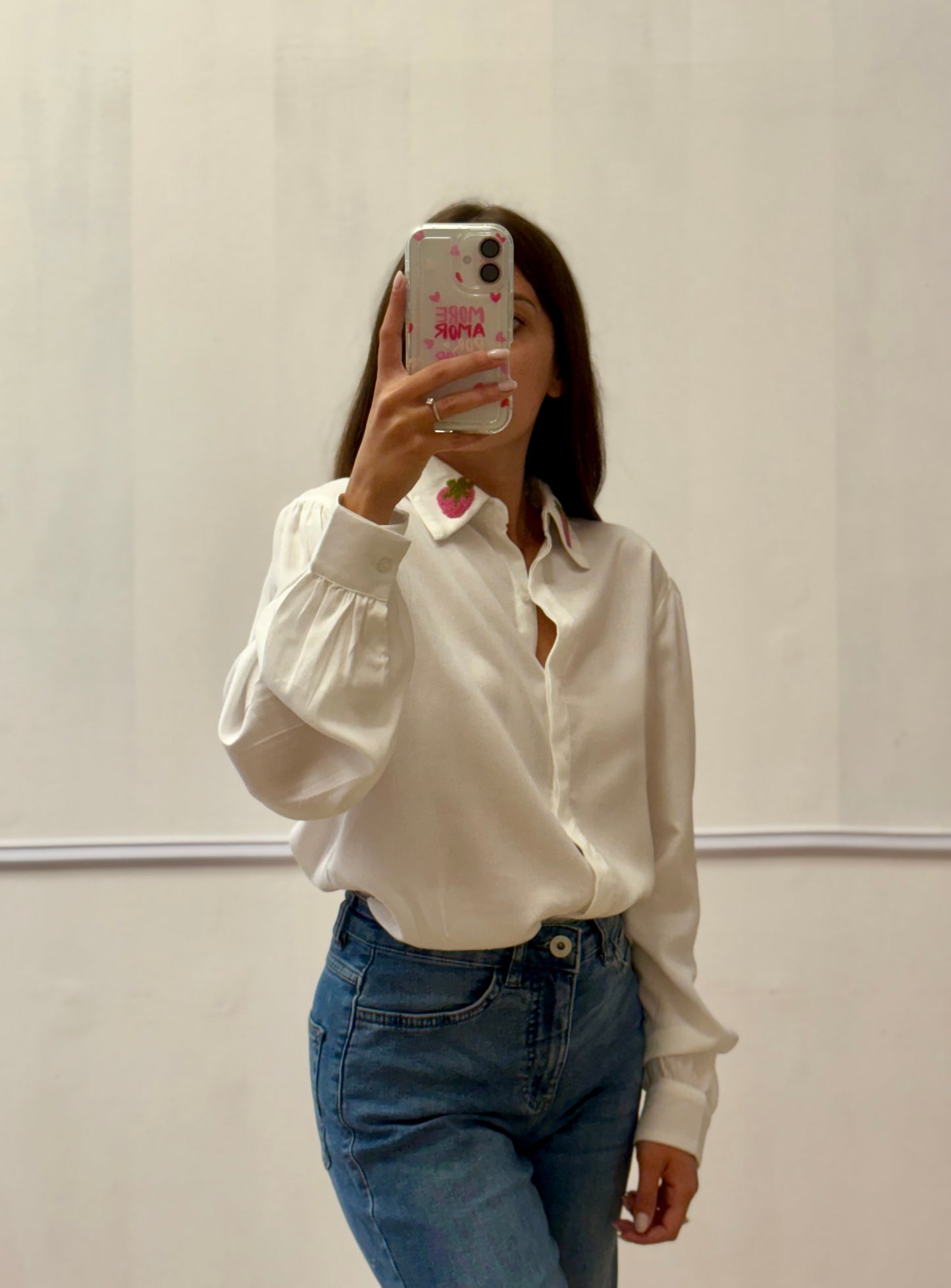 CAMICIA COLLETTO FRAGOLA