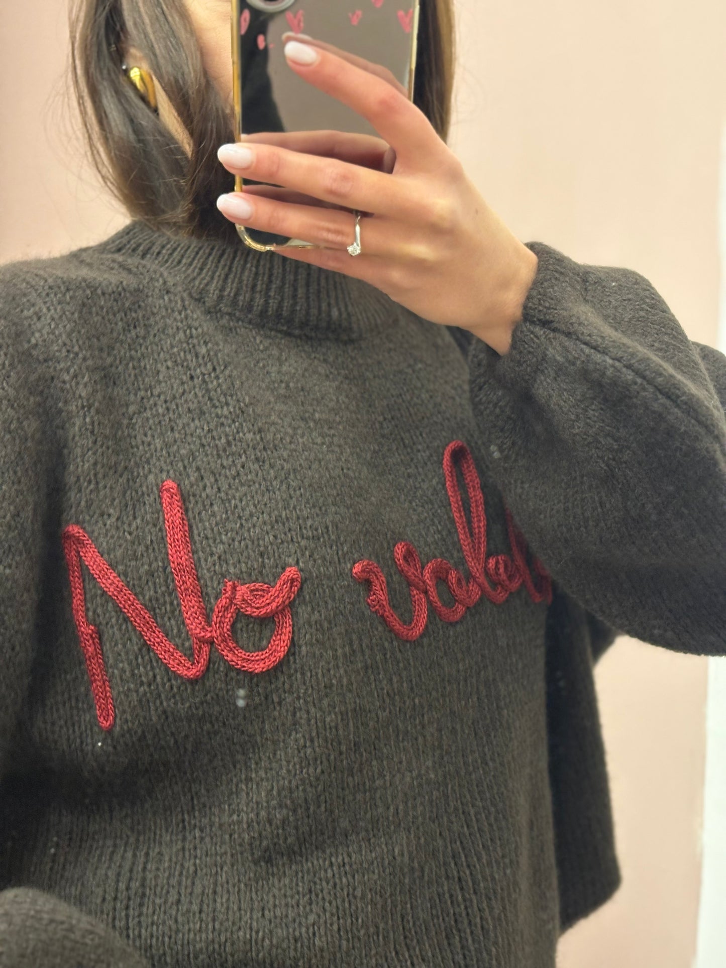 MAGLIONCINO NO VABBÈ MARRONE