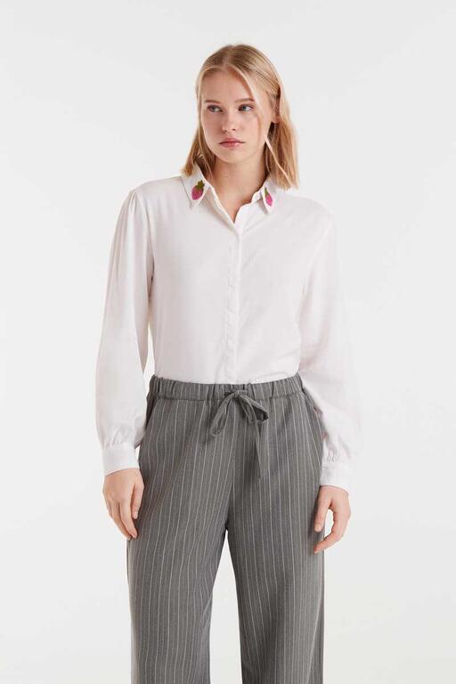 CAMICIA COLLETTO FRAGOLA