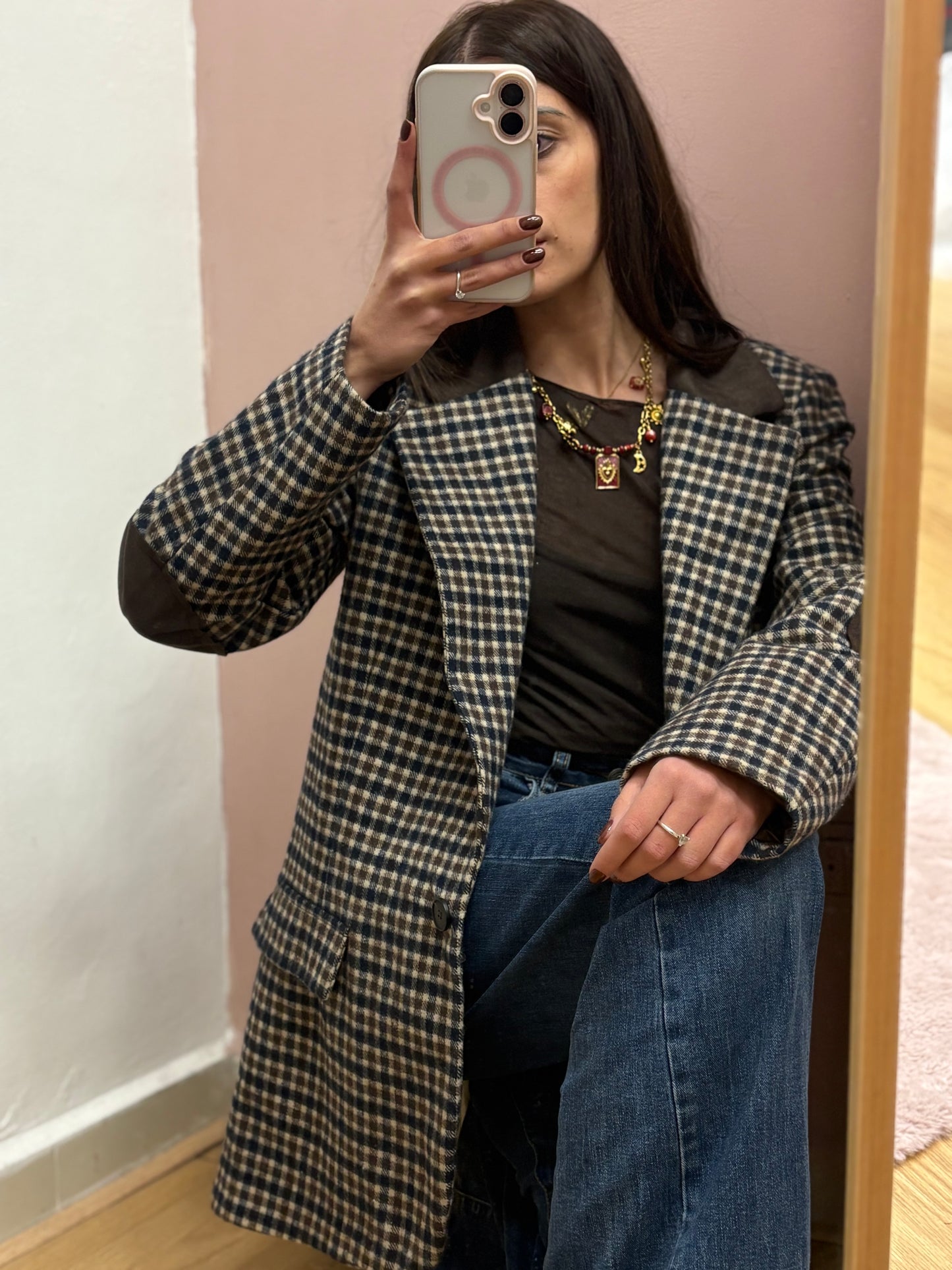 BLAZER SCACCO MARRONE