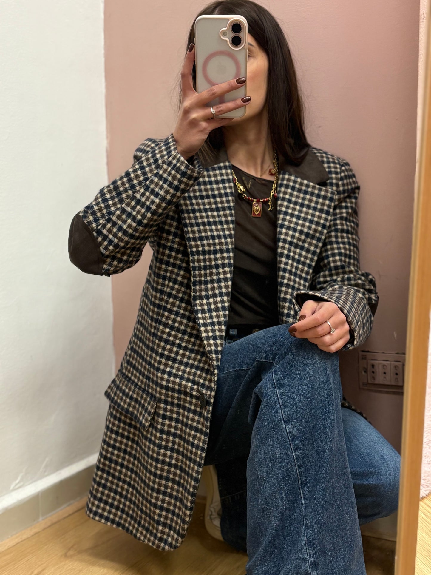 BLAZER SCACCO MARRONE