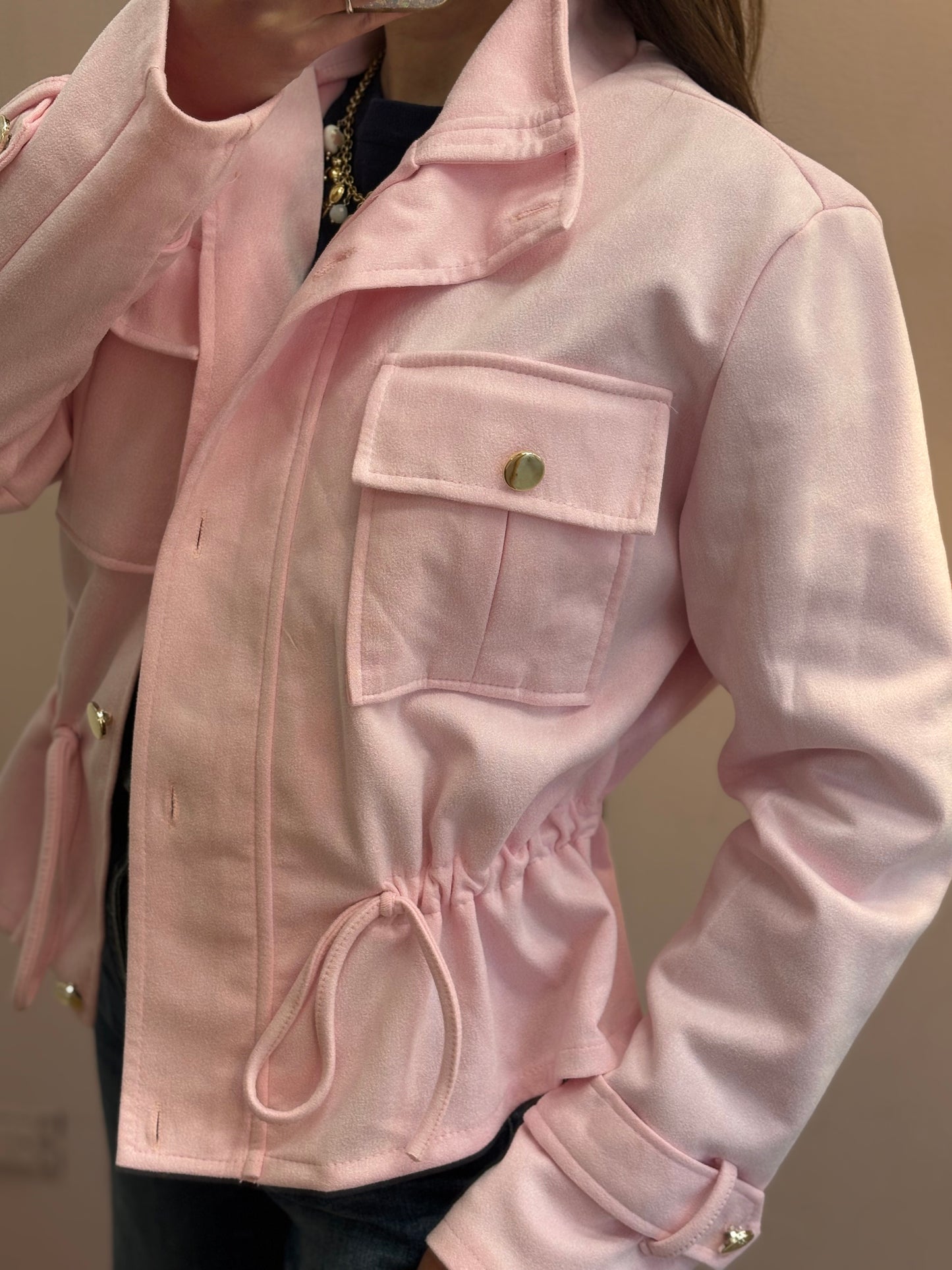GIUBBINO CAMOSCIO ROSA