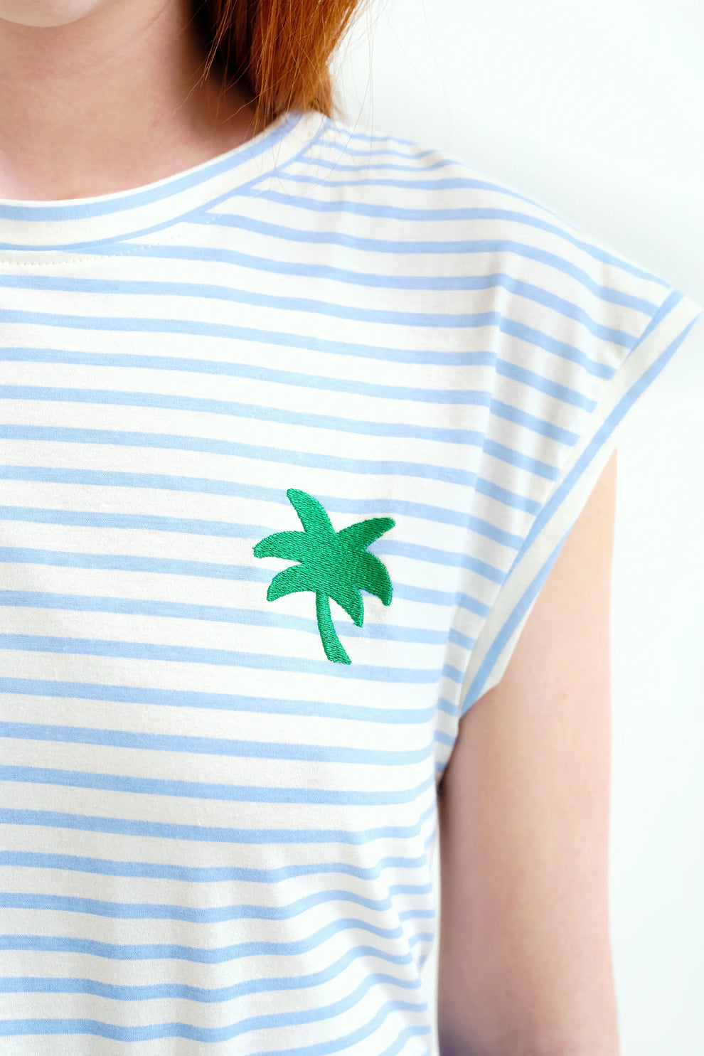 T-SHIRT PALMA A RIGHE