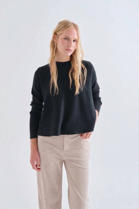 MAGLIA TRAPEZIO NERA